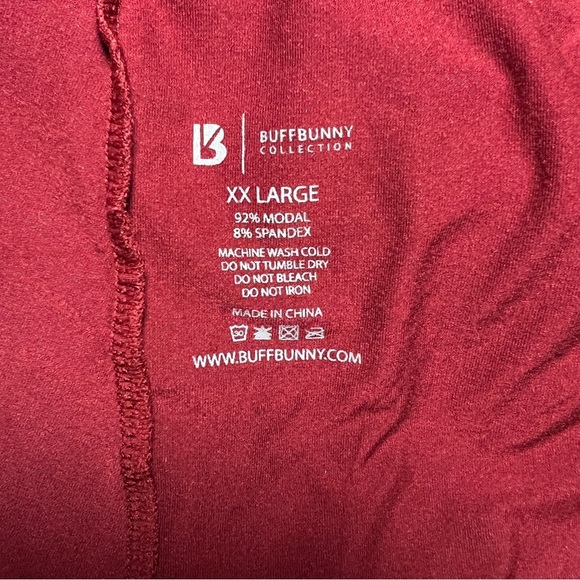 BuffBunny Maroon Workout Tank XXL - Picture 5 of 6